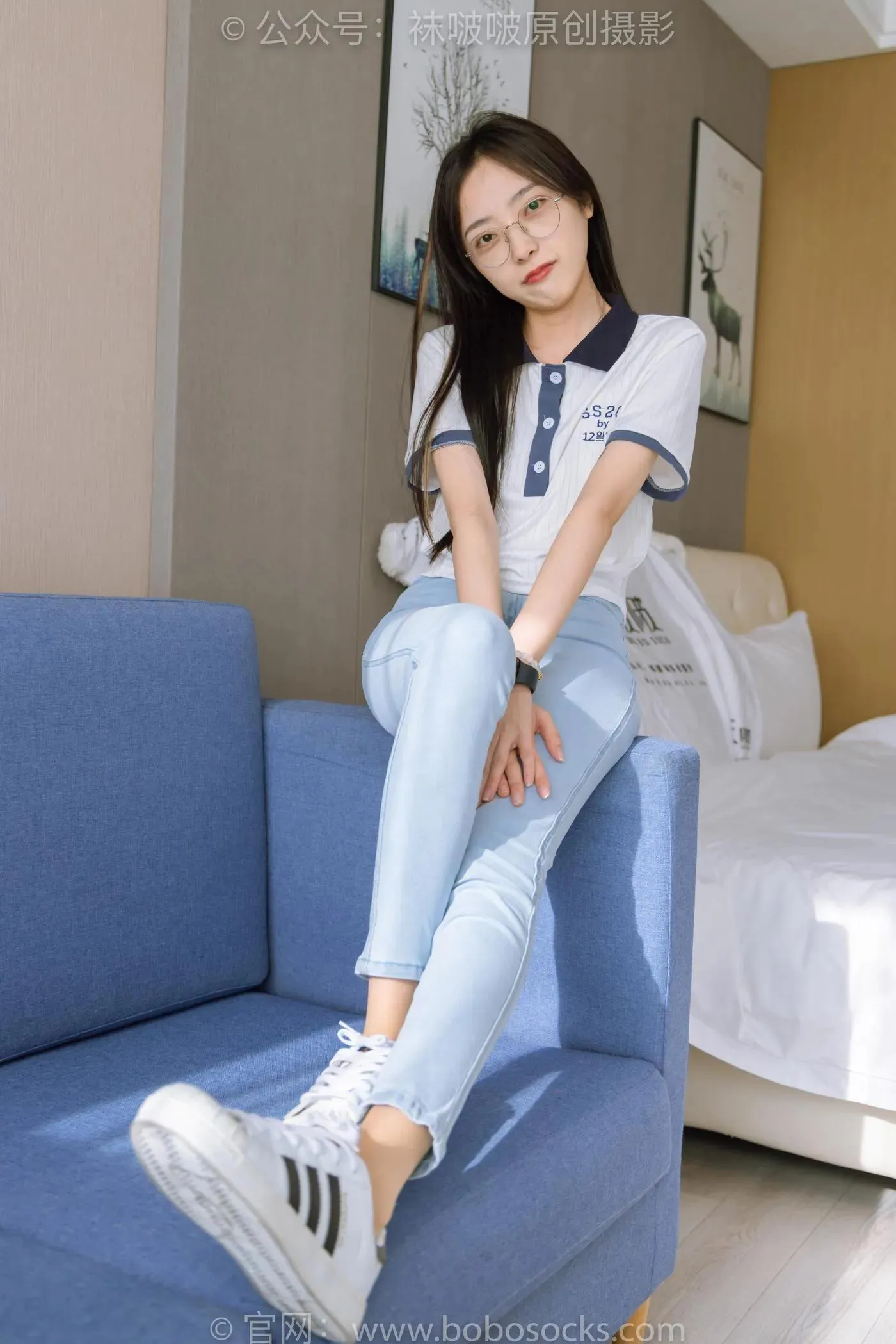 [BoBoSocks袜啵啵]NO.161 稚予-贝壳头板鞋、肉丝、裤里丝 [140P]插图5